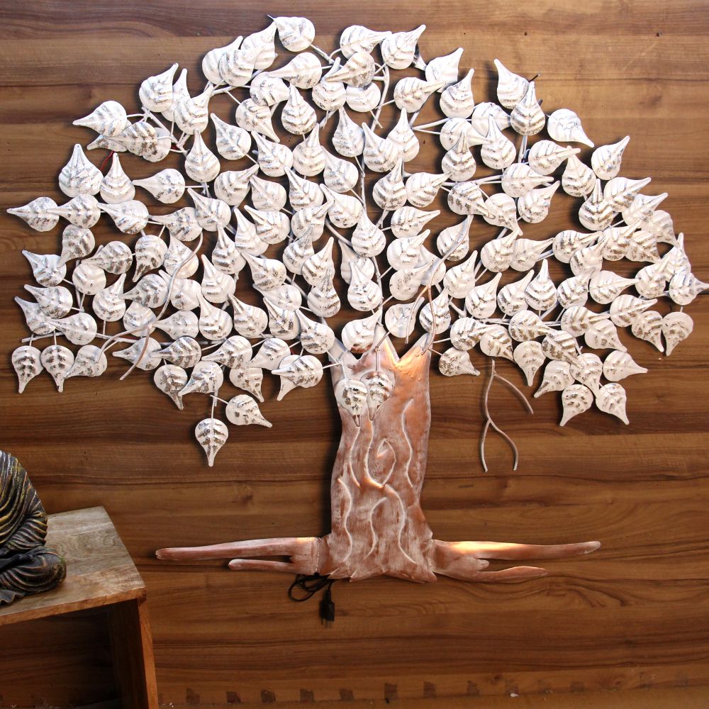 Iron Wall White Tree Big 43X36''