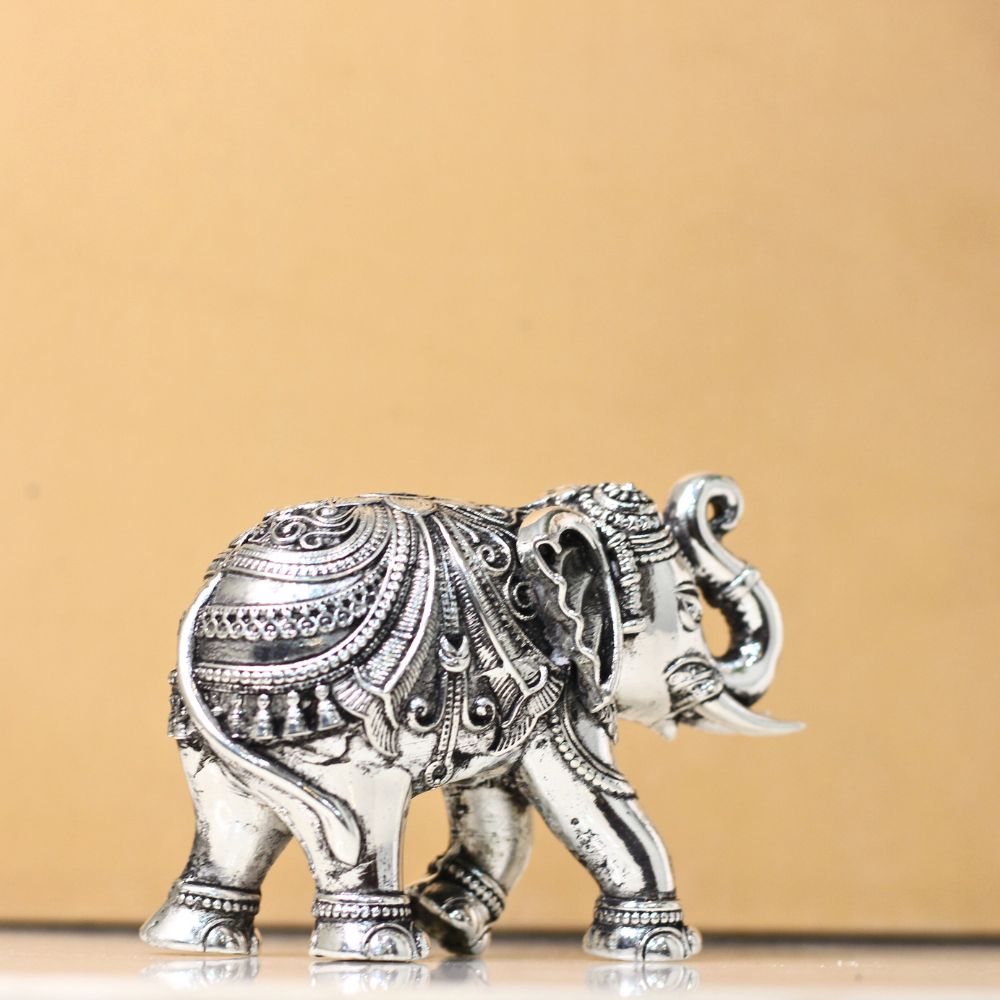 Metal Elephant Set Of 2