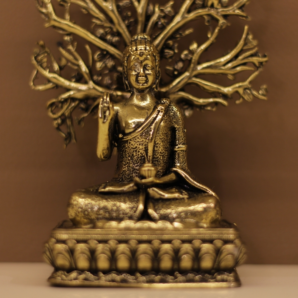 Brass Buddha Tree - 5