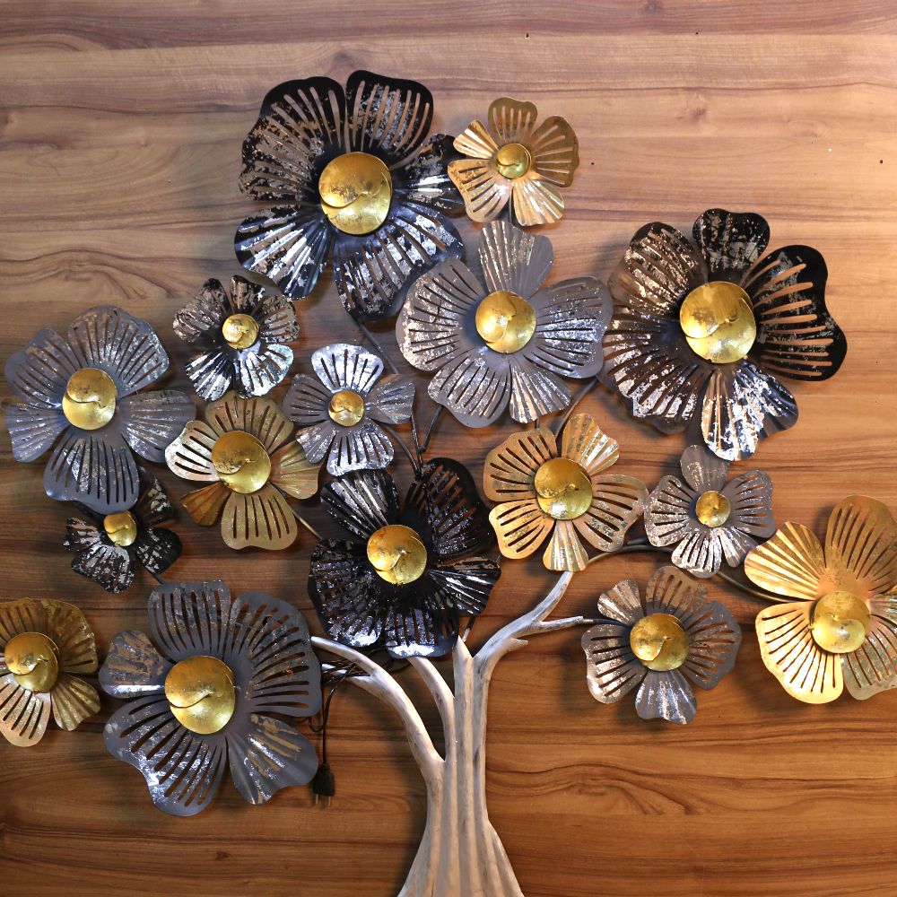 IRON WALL DECOR ACID TREE - 1187