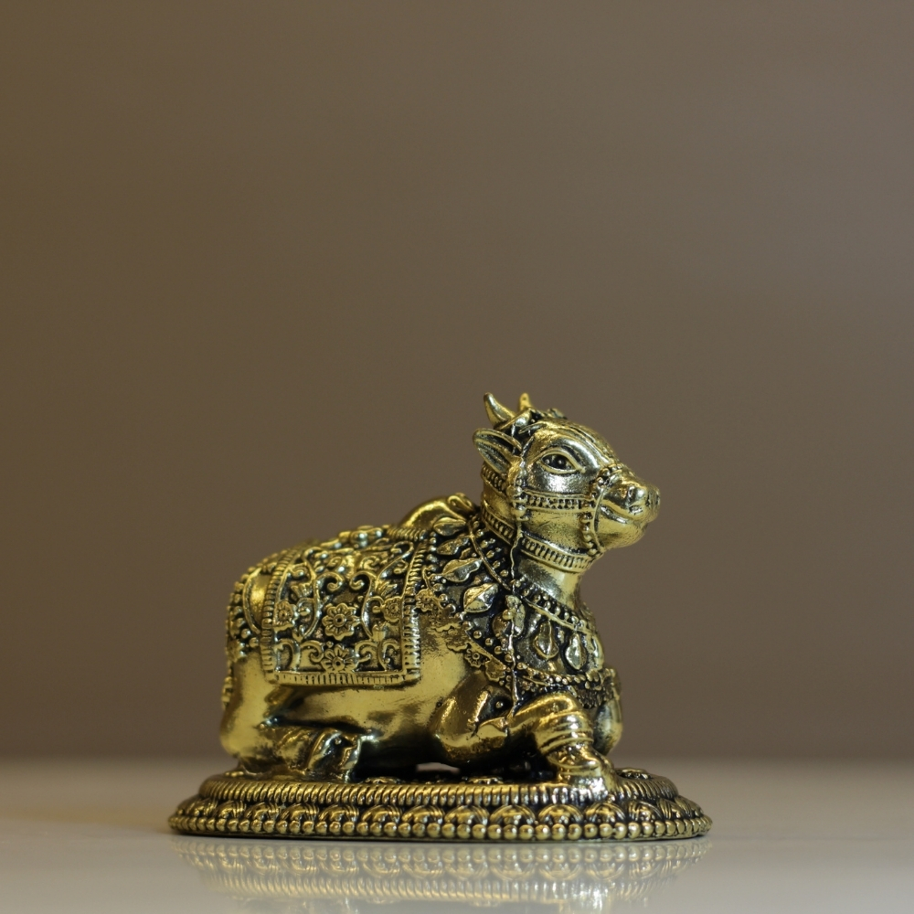 Brass Nandi Antique - 5