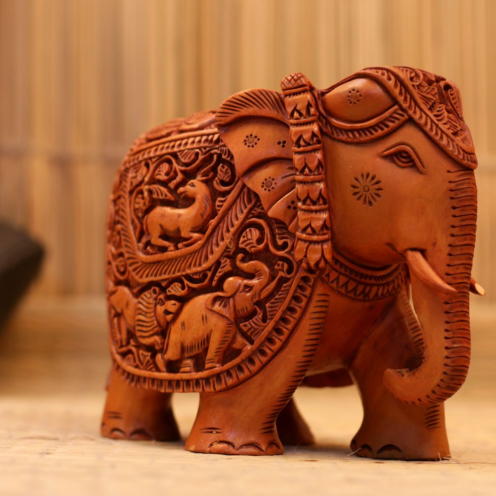Wooden Handicrafted Elephant