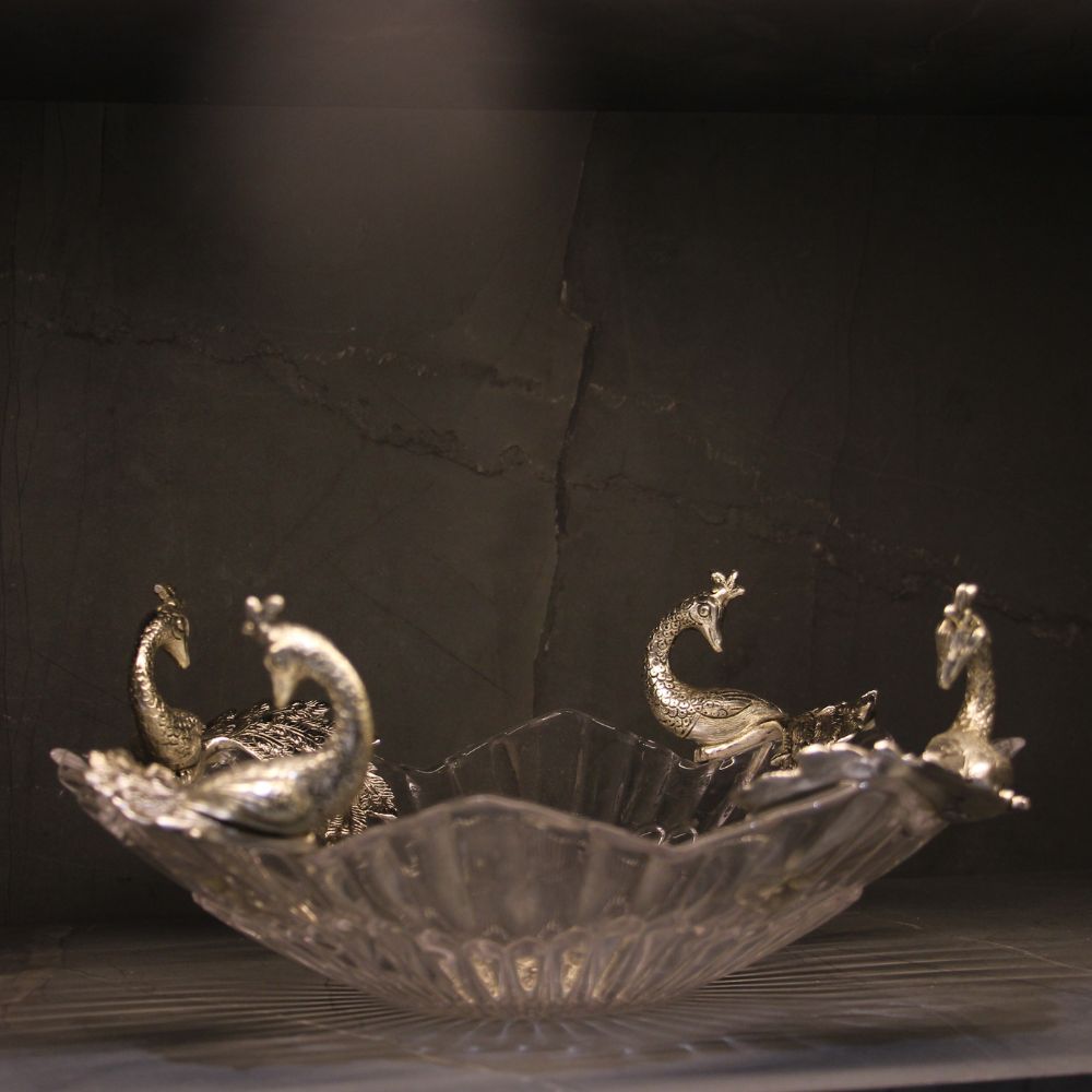 4 Peacock Star Bowl - 6