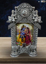 Silver Photo Frame Sun W/b