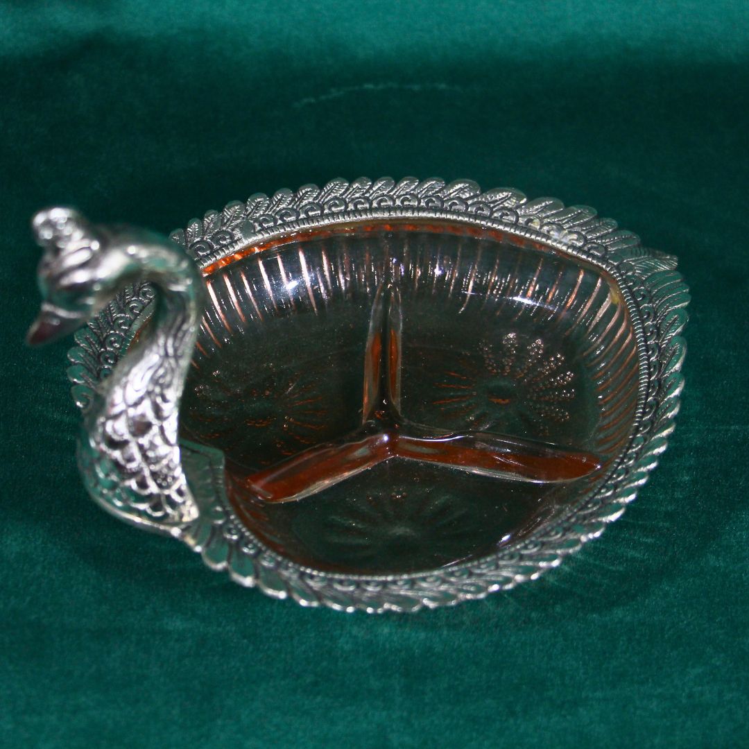 Paan Tray Peacock Plate - 7