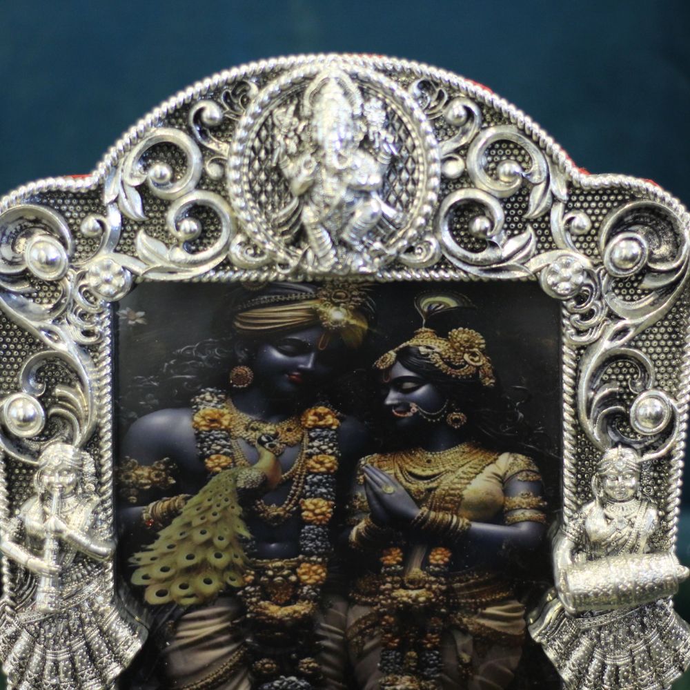 Photo Frame Baraat Silver W/Box - 3