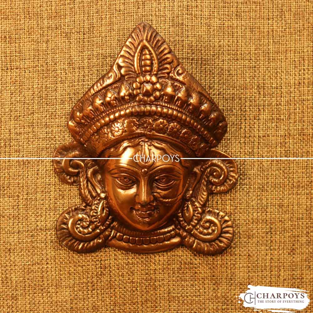 MAA DURGA FACE MASK WALL HANGING - 3