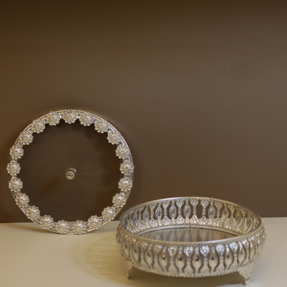 Silver Jali Box 8x8 - 4