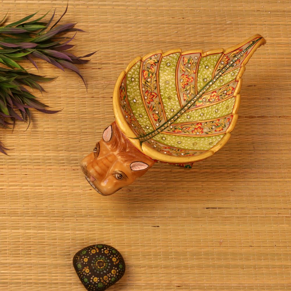 MARBLE LION BOWL BIG