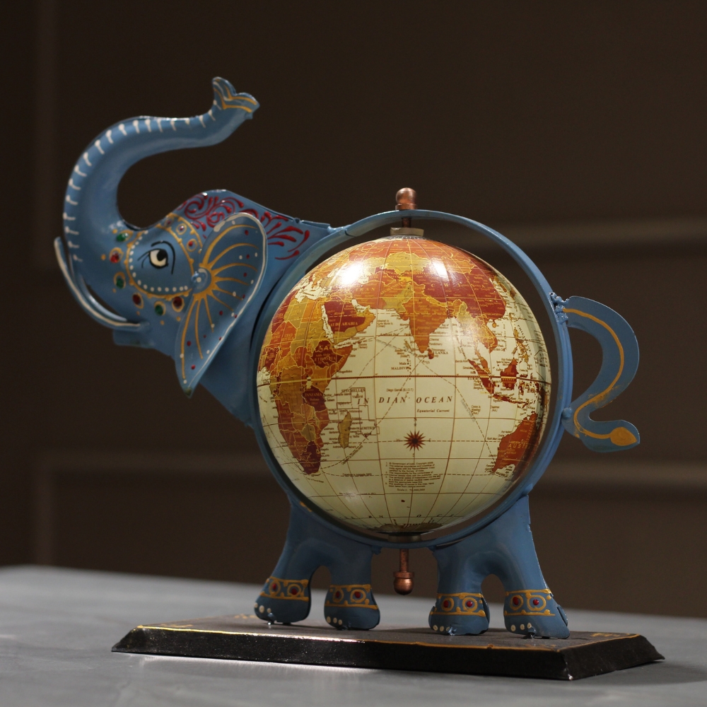 New Elephant Globe BLue - 5