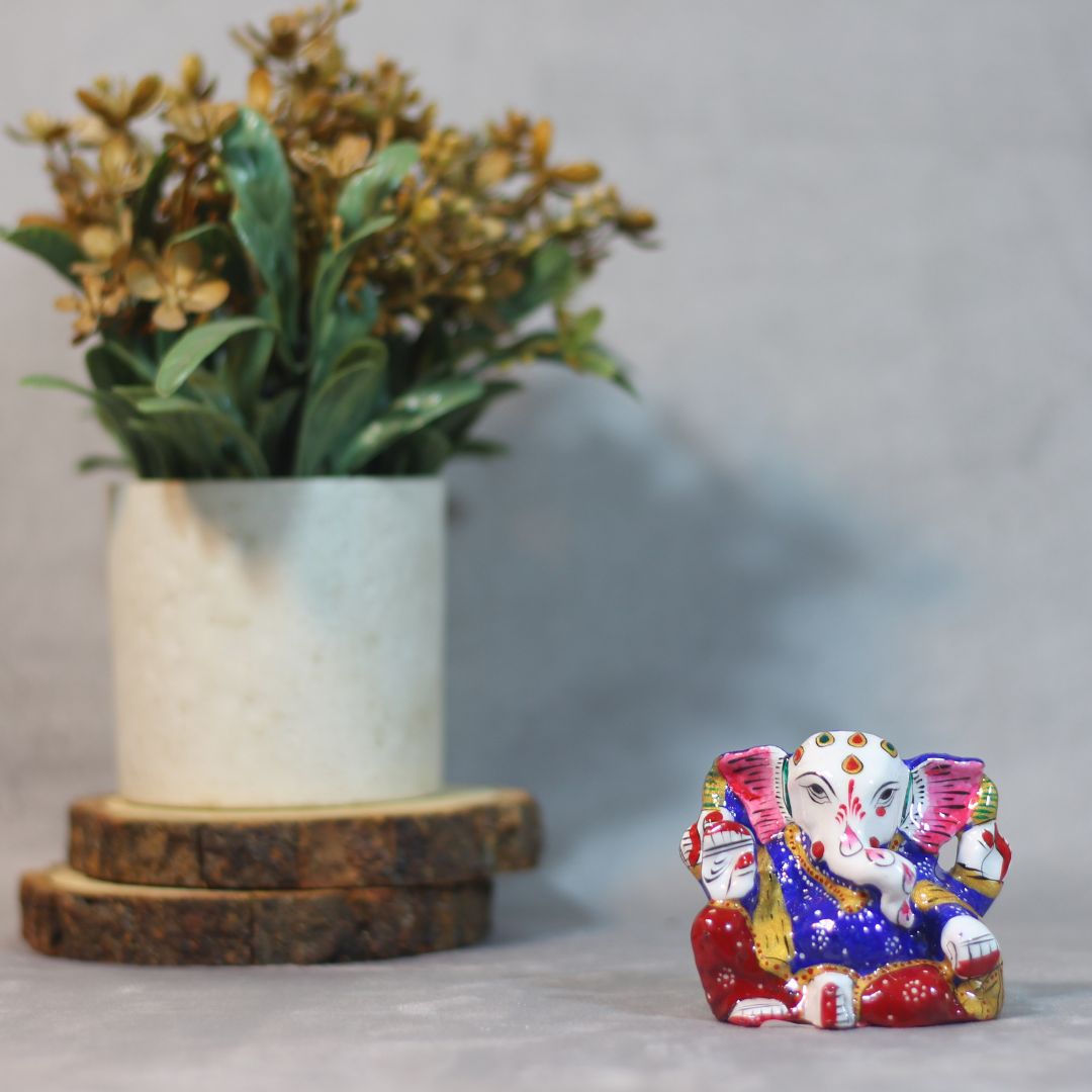 Metal Masand Ganesh 3'' - 6
