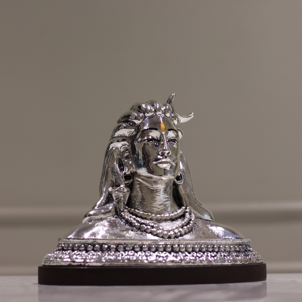Adinath Shiva Clad Silver W/B - 3