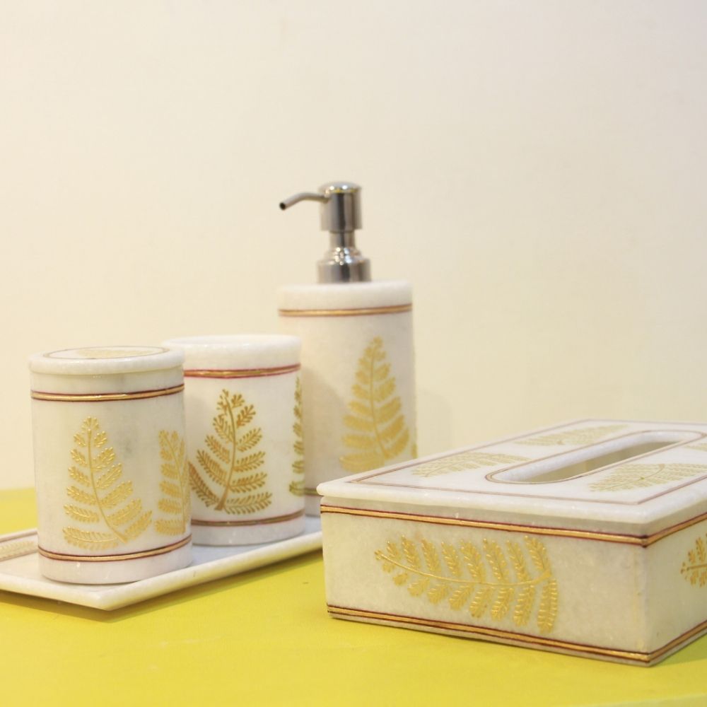 Marble Bathroom Set - 4