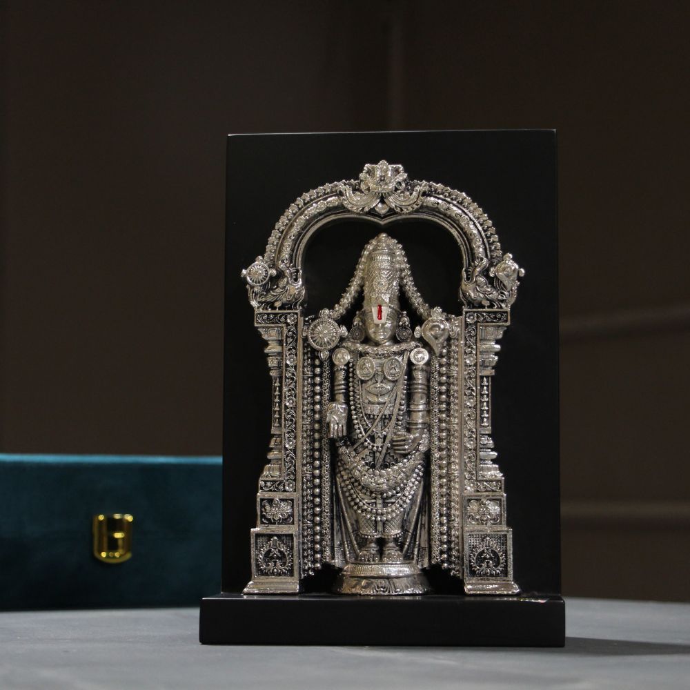Tirupati Balaji 7''Clad Silver W/b - 5