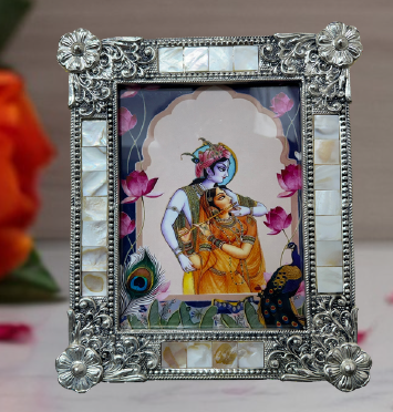 Mop Flower Photo Frame 12''