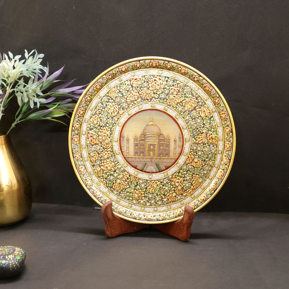 MARBLE PLATE TAJ MAHAL
