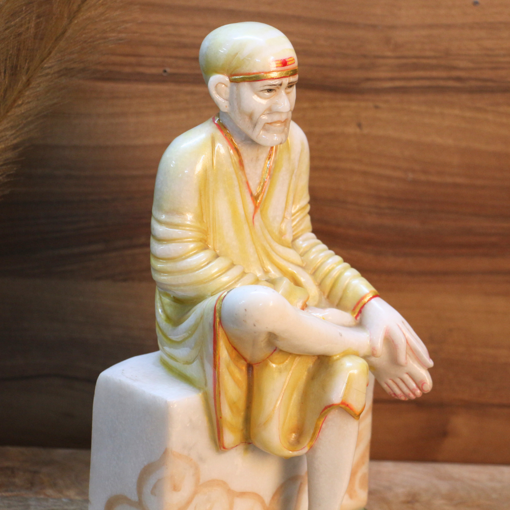 Marble Sai Baba Idol - 5