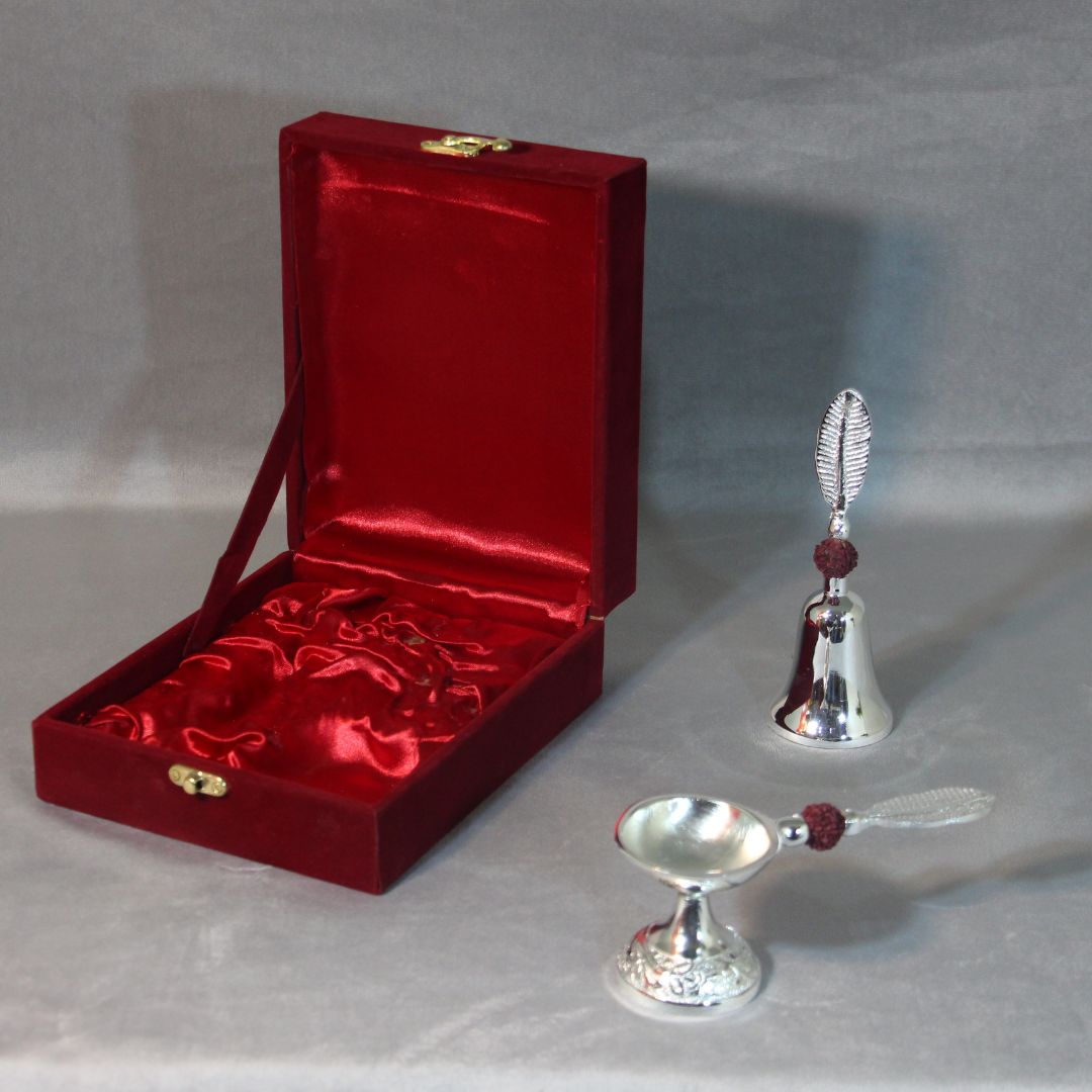 Ghanti Diya Set Rudraksh W/b - 5