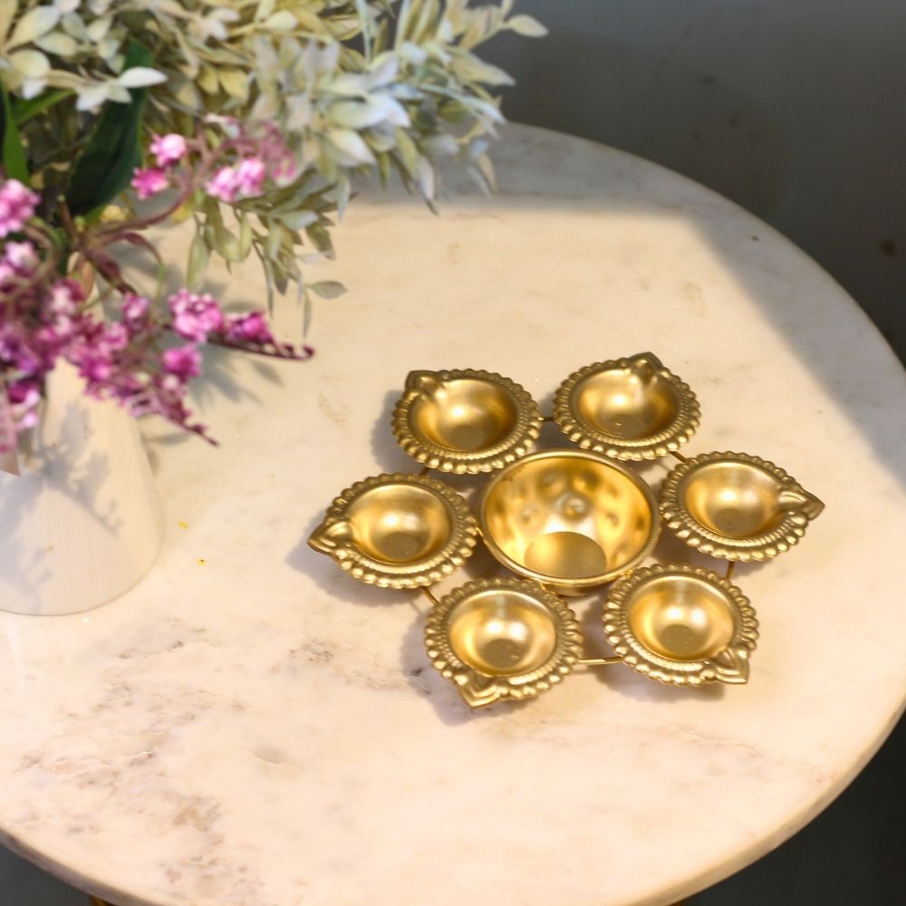 Iron Diya Urli 6''