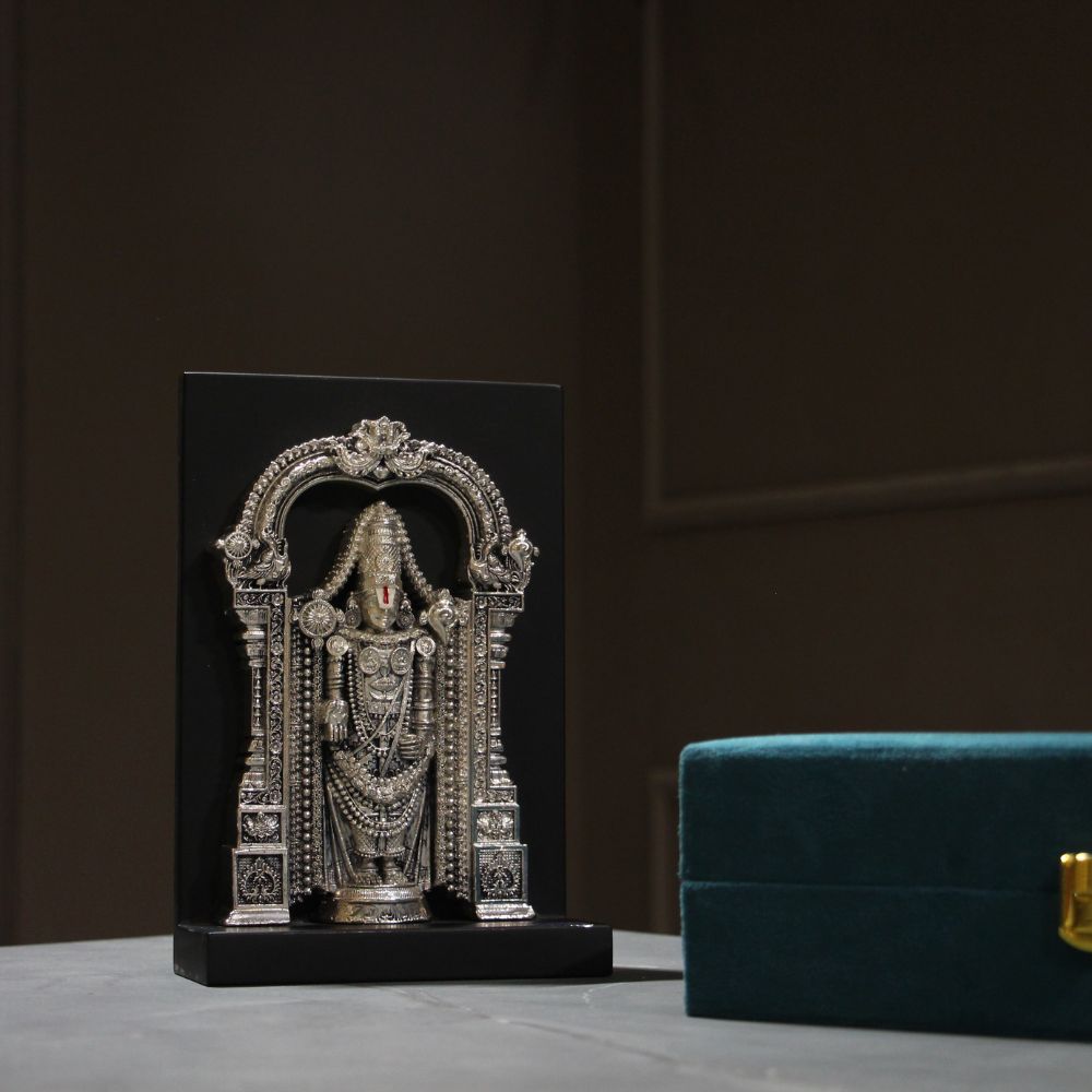 Tirupati Balaji 7''Clad Silver W/b - 3