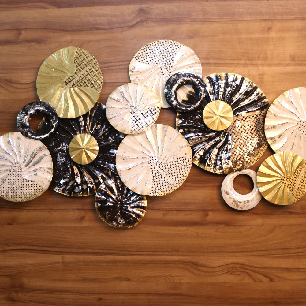 IRON WALL DECOR HALL ACID CIRCLE ART - 1003