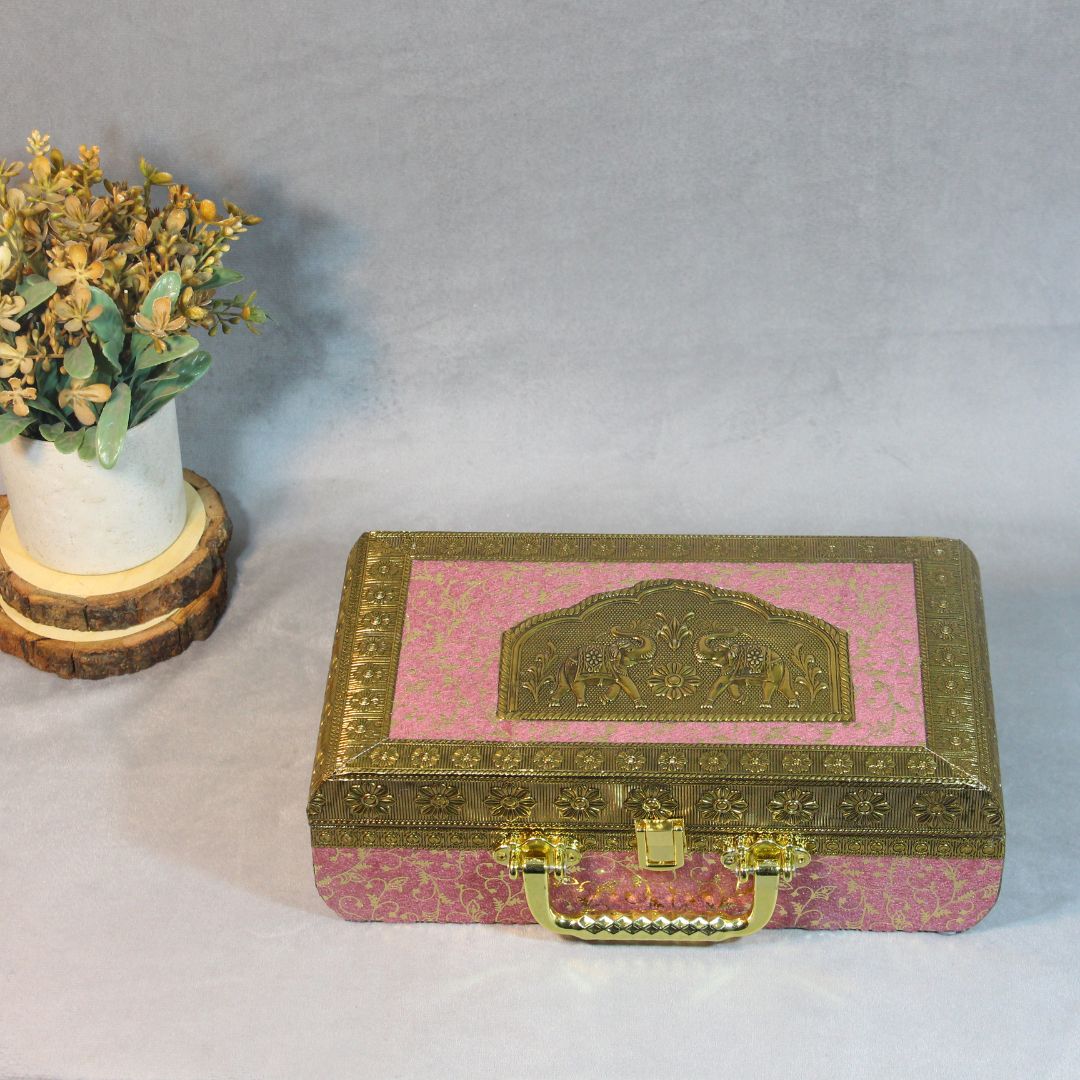2 Jar DryFruit Box W/handle - 8