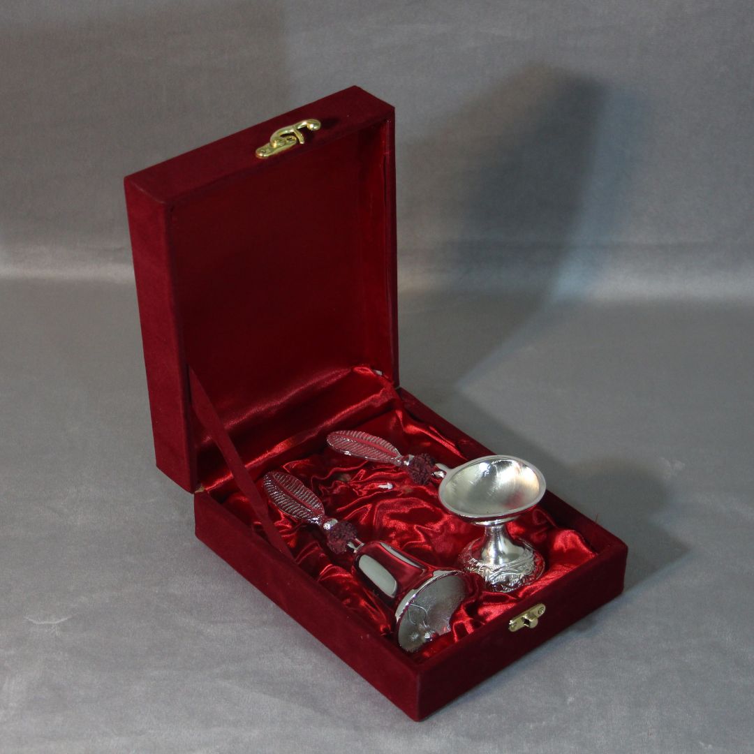 Ghanti Diya Set Rudraksh W/b - 6