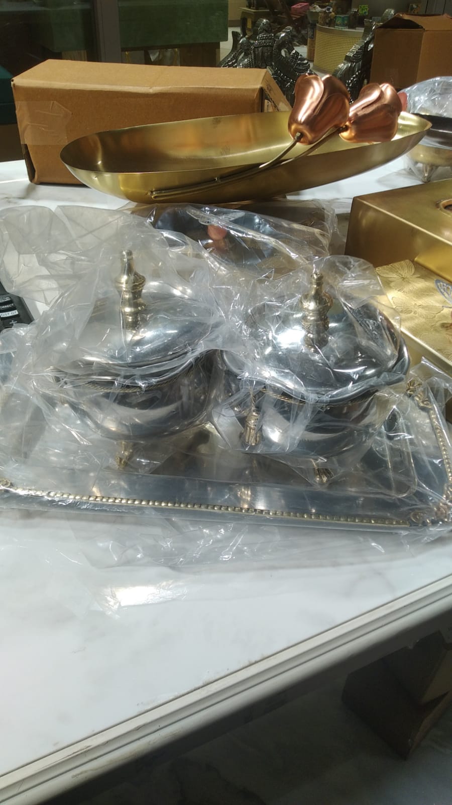 2 Bowl tray D/f Set 992/11''
