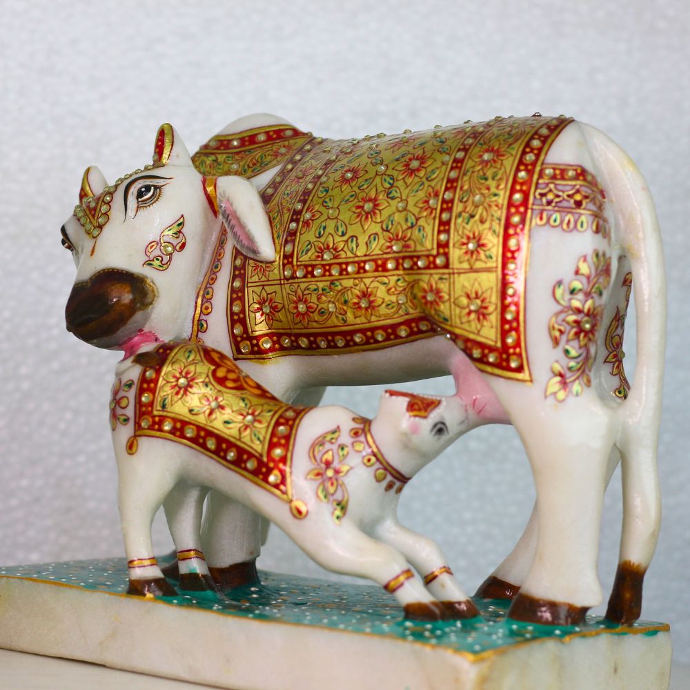 Marble Cow And Calf - 4