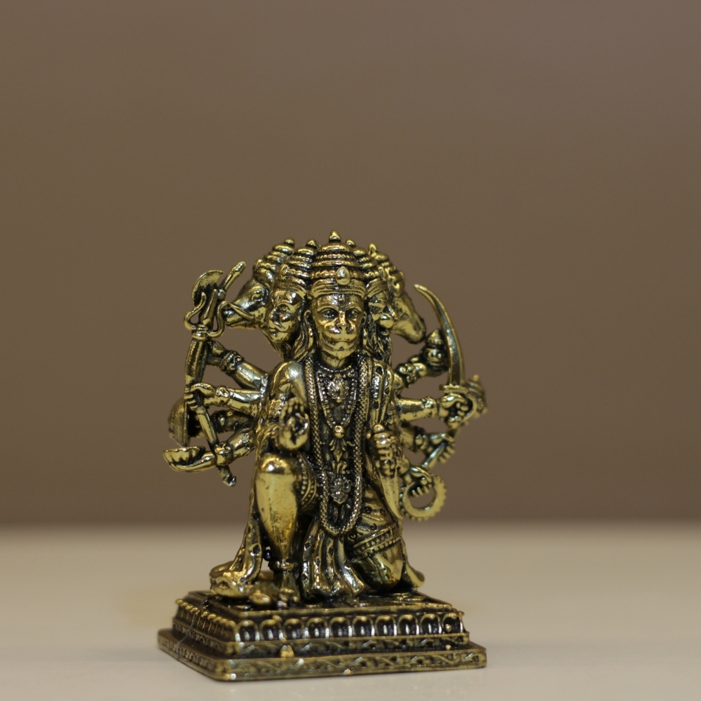 Brass Panchmukhi Hanuman - 3