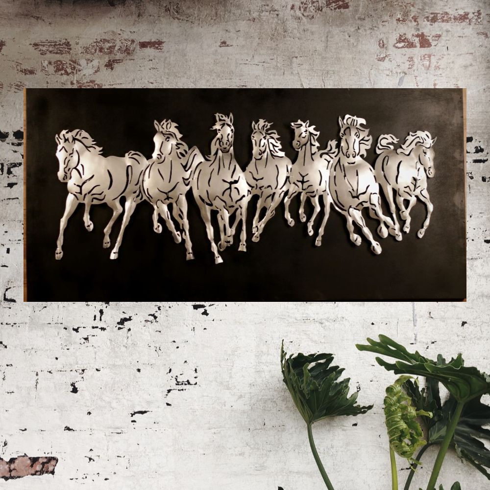 PANEL SILVER HORSE
