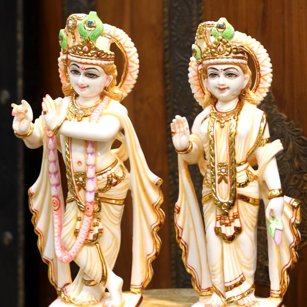 100553 Radha Krishna Idol - 3