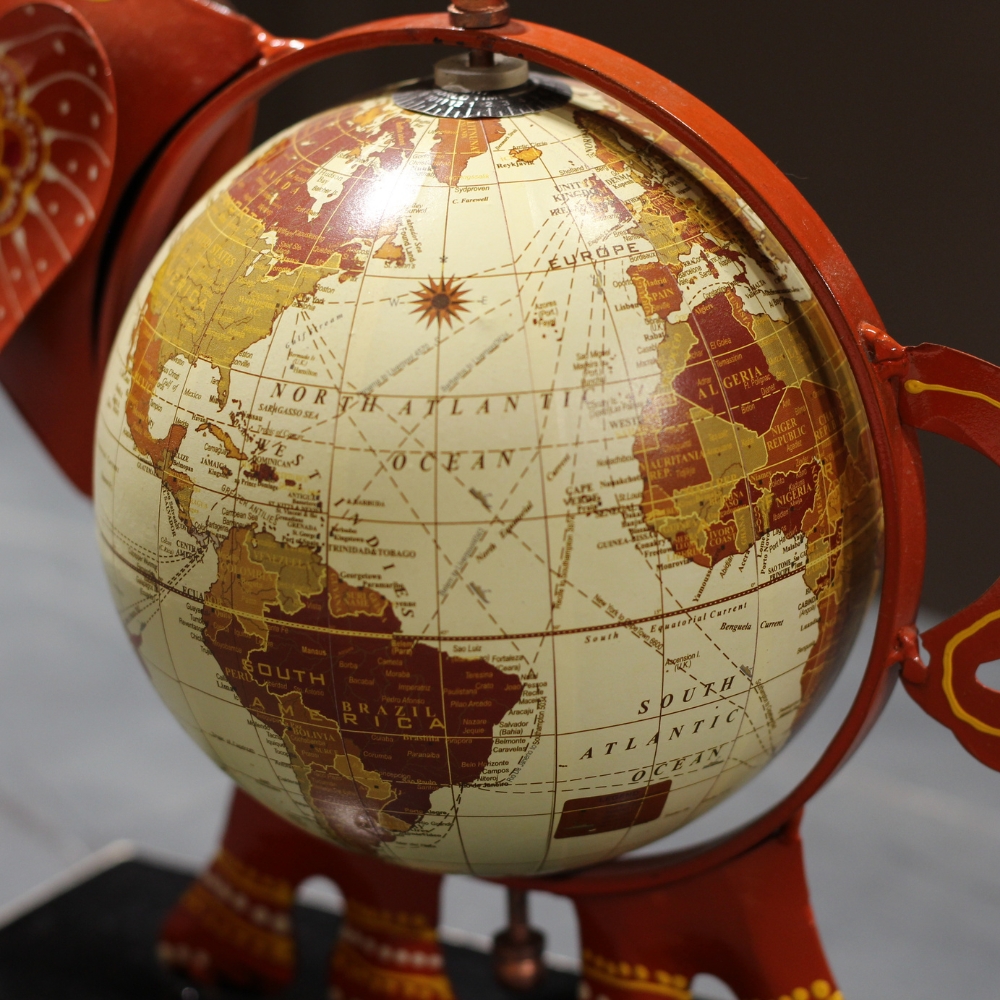 New Elephant Globe Orange - 4