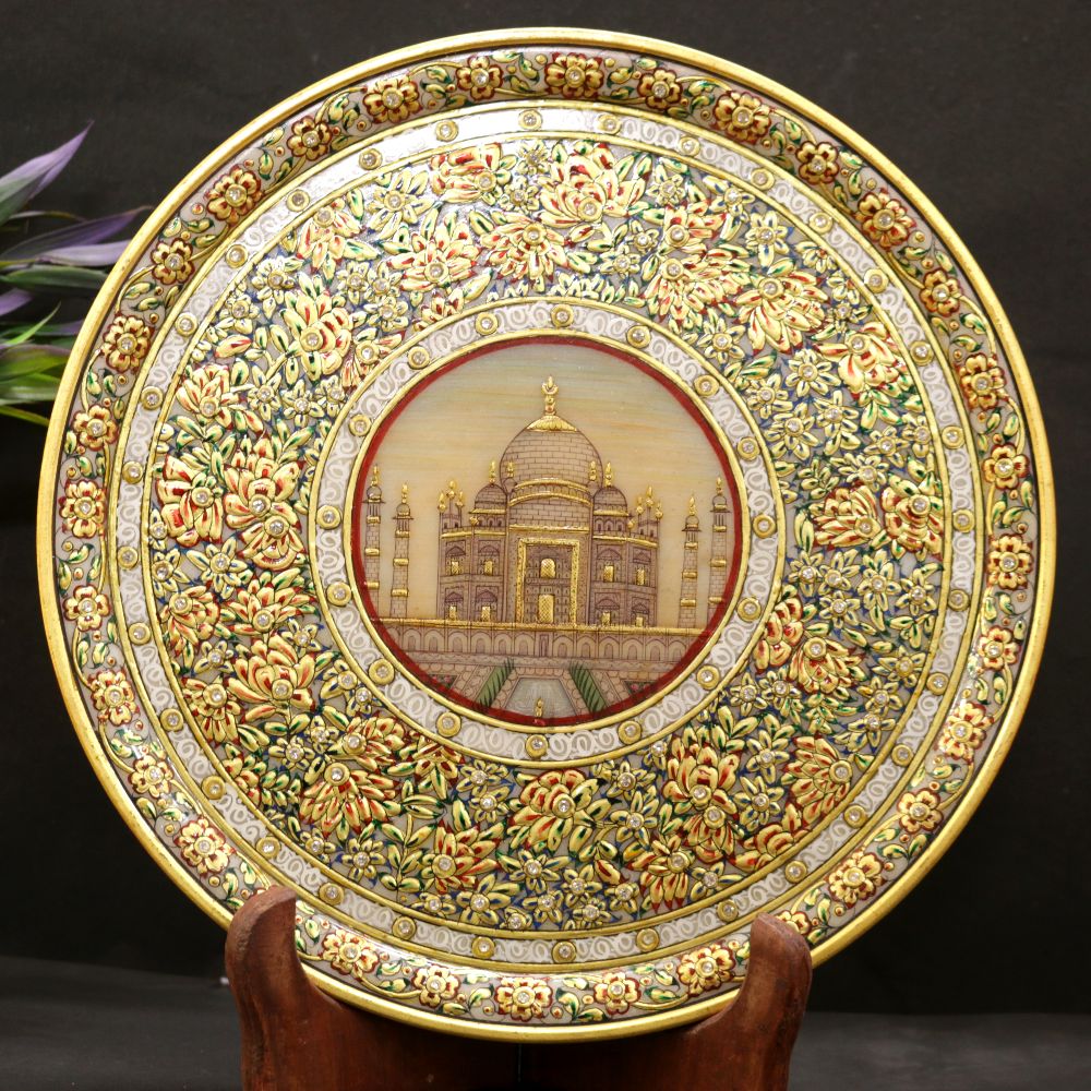 MARBLE PLATE TAJ MAHAL