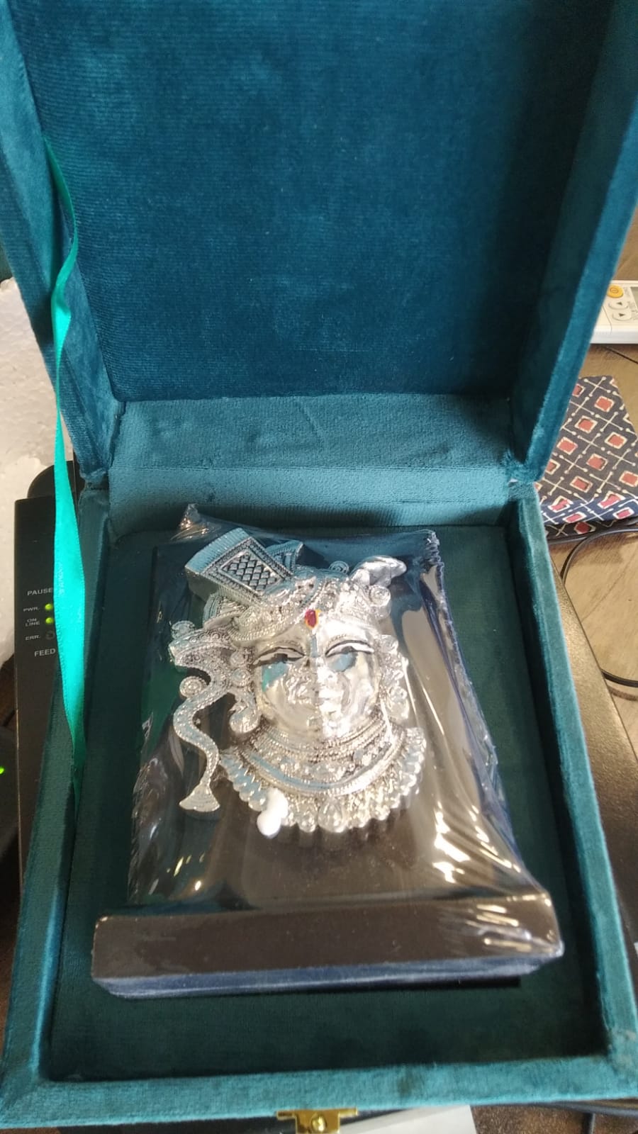 Shrinath JI 4'' SIlver W/box