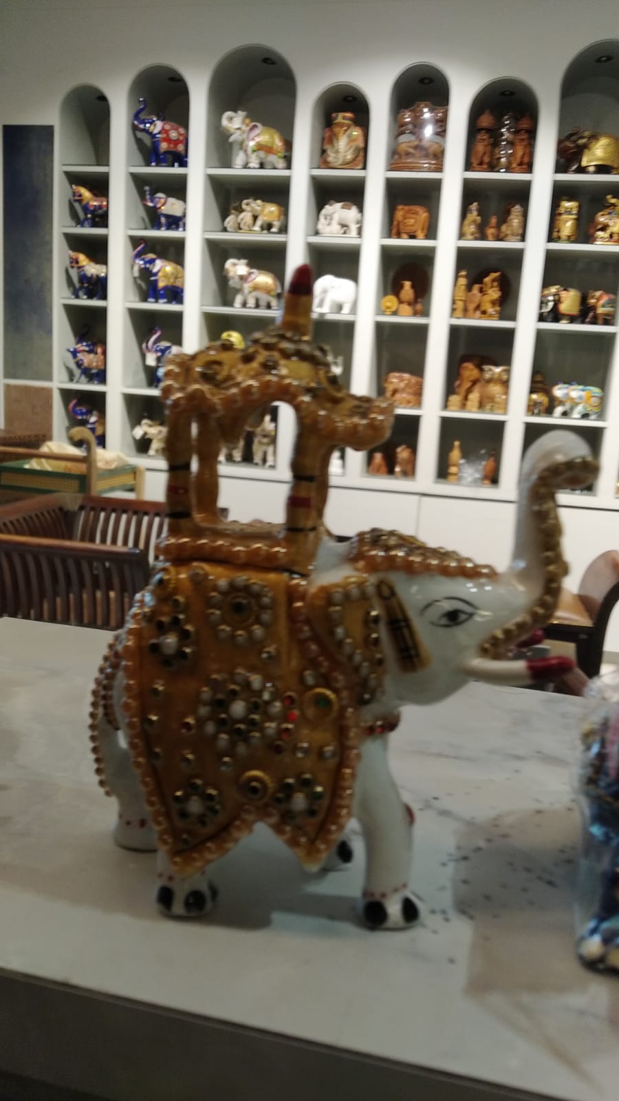 Ambabari Jewellery Gold Elephant 5''