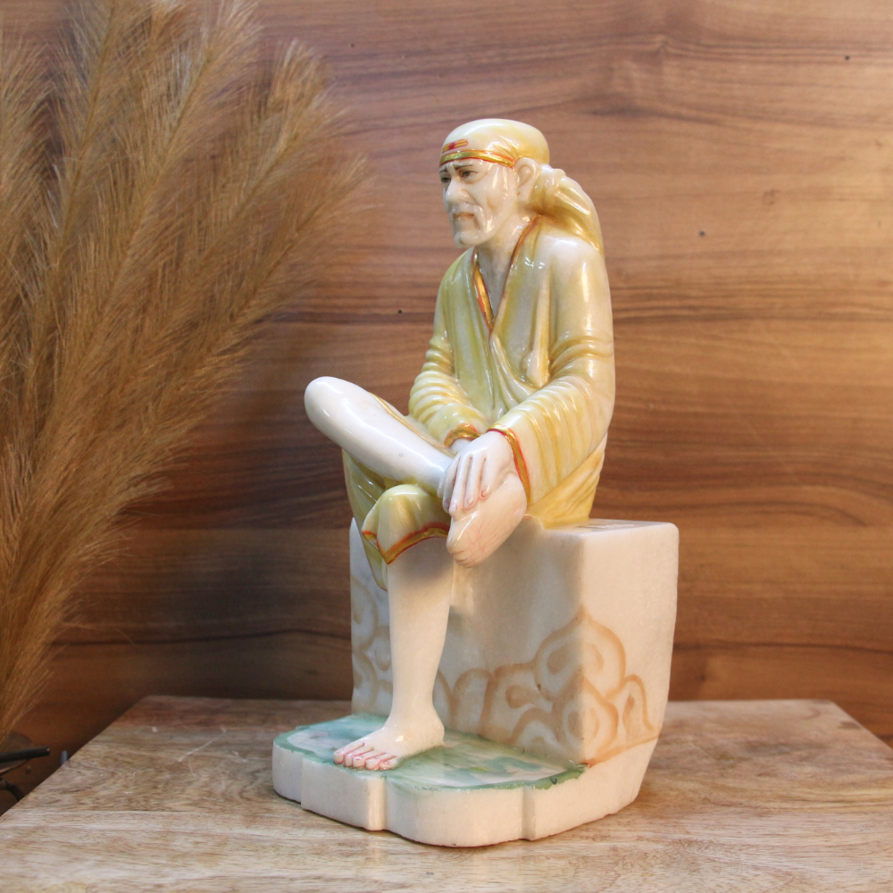 Marble Sai Baba Idol - 3