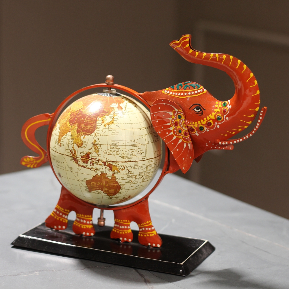 New Elephant Globe Orange - 5