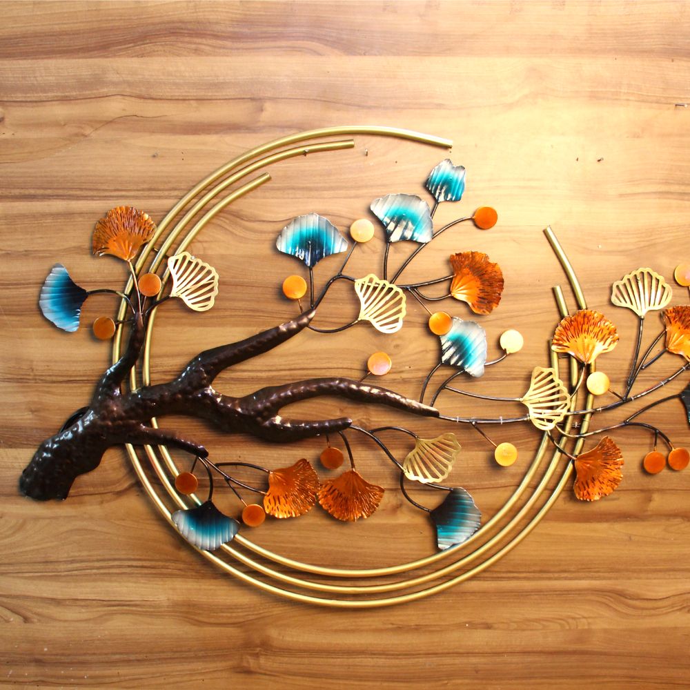 Iron 3 Ring Wall Trunk Tree