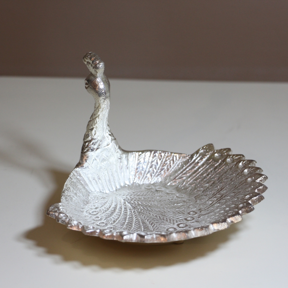Peacock Dish Platter W/b - 5