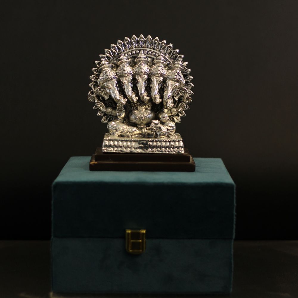 Ganesh Ji 5 Face Silver