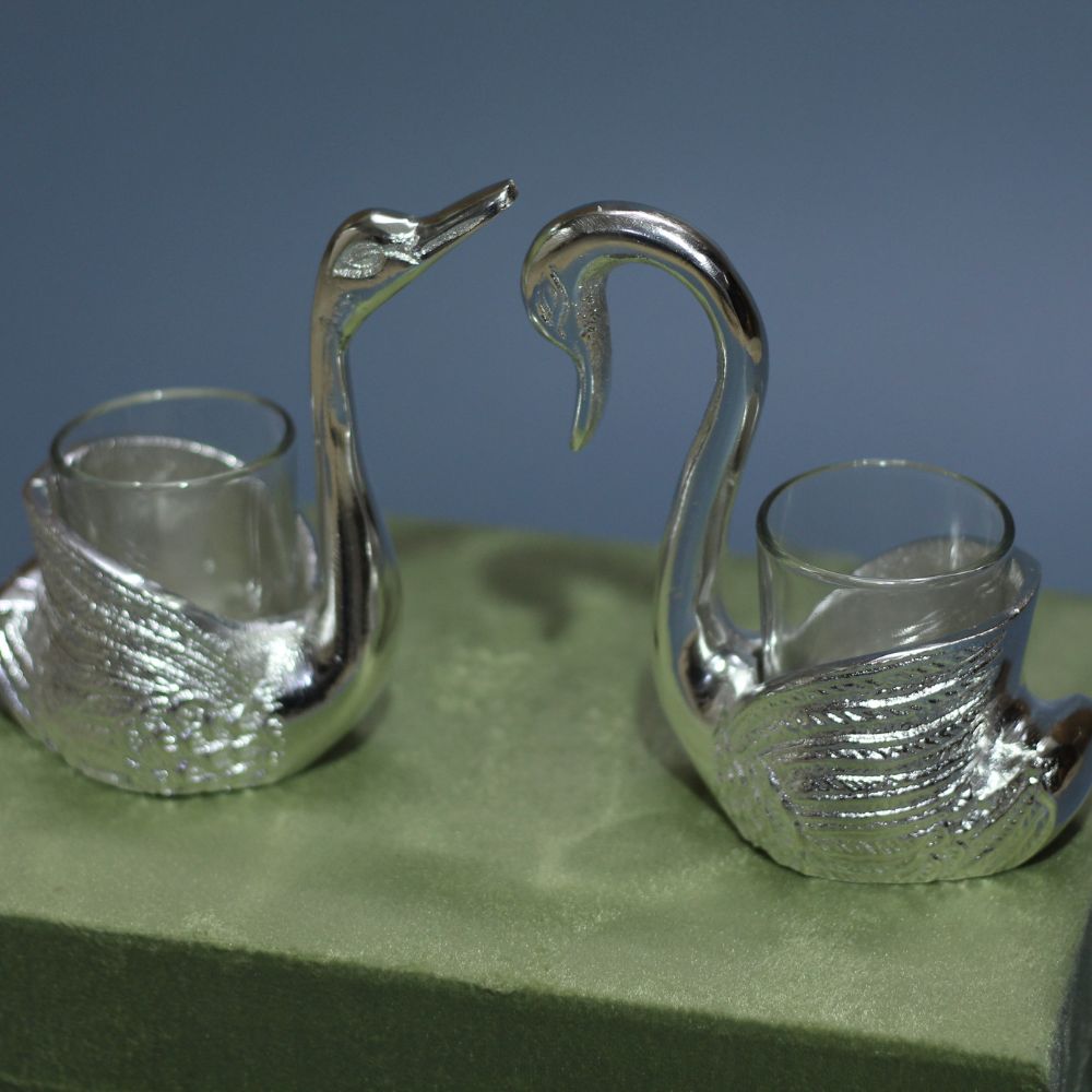 Duck Tealight Set Of 2 W/Box - 4