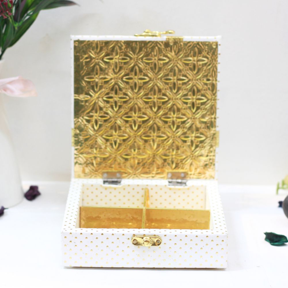 Dry Fruit Box White 6X6 - 3