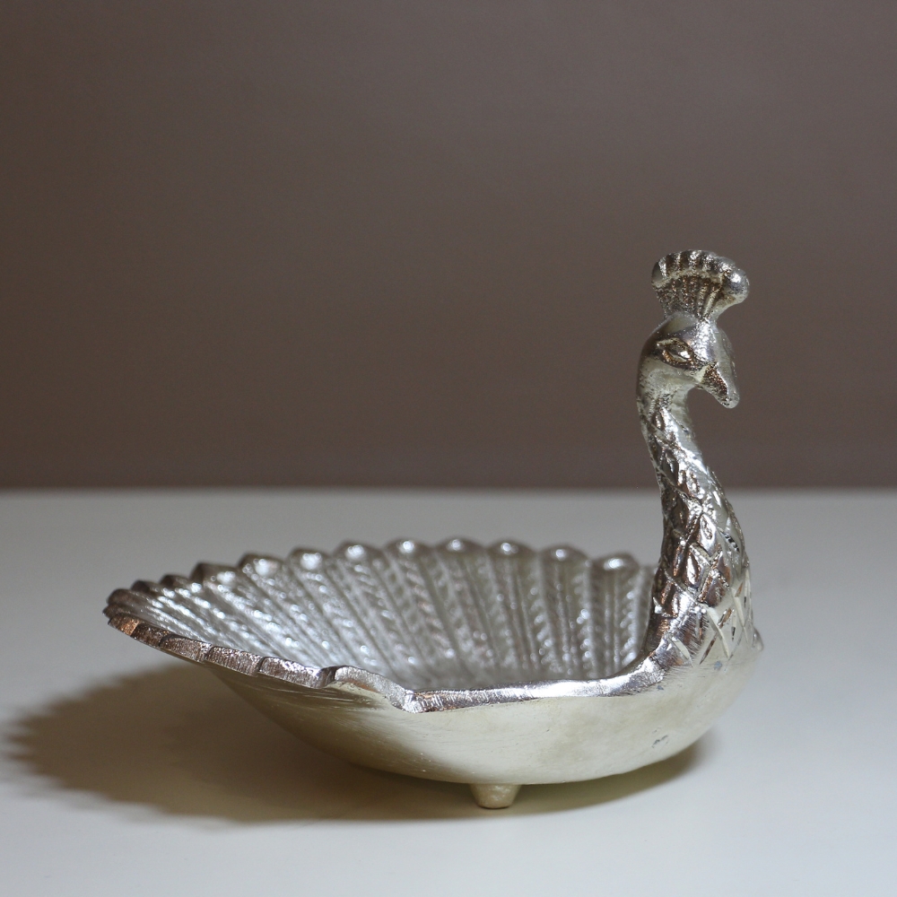 Peacock Dish Platter W/b - 3