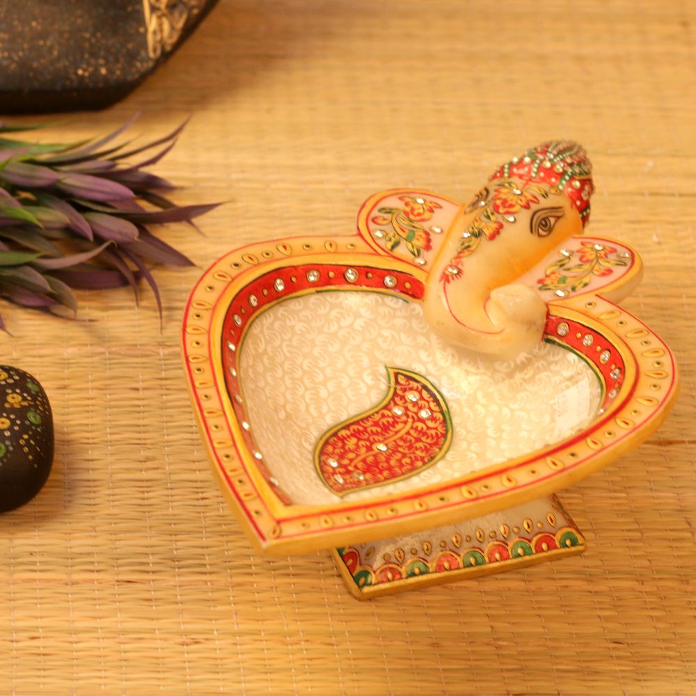 MARBLE GANESHA BOWL BIG