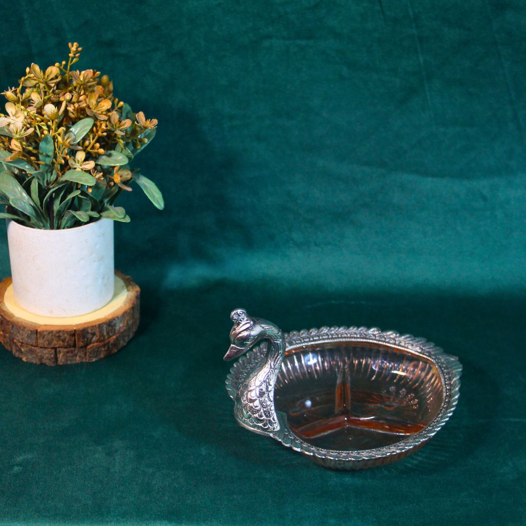 Paan Tray Peacock Plate - 5