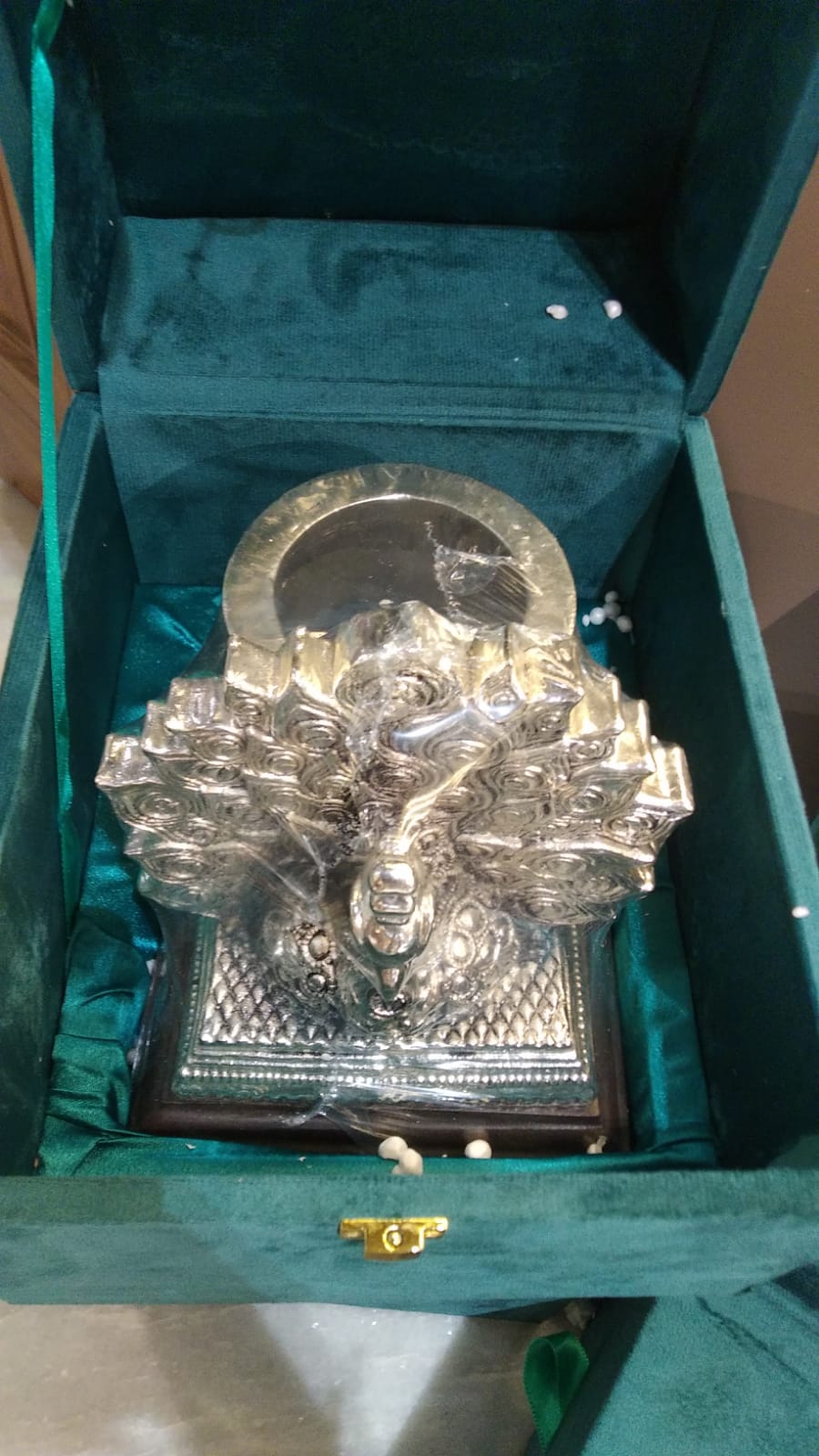 Peacock Pen Stand W/b