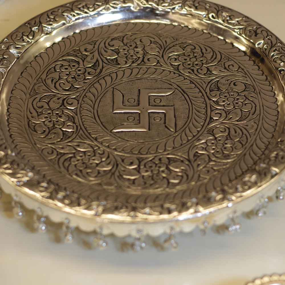 Brass Pooja Thali - 3
