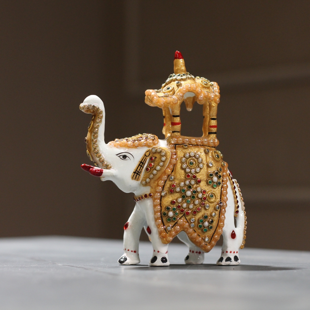 Ambabari Jewellery Gold Elephant 5''