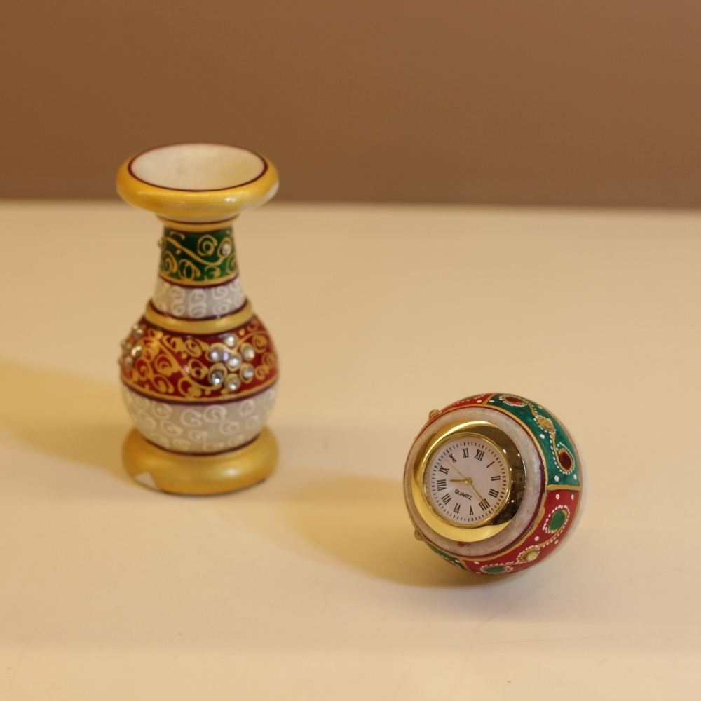 Marble Pillar Clock - 4